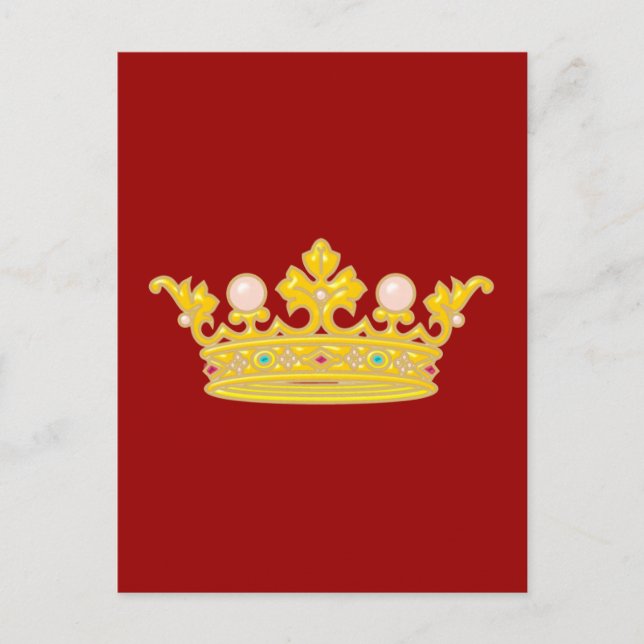 Carte Postale Couronne (Devant)