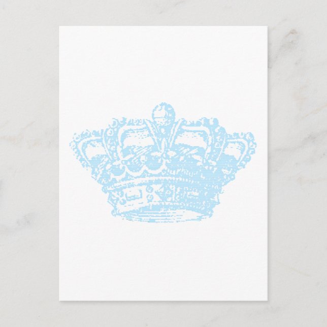 Carte Postale Couronne bleue (Devant)