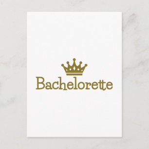 Carte Postale Couronne de bachelorette