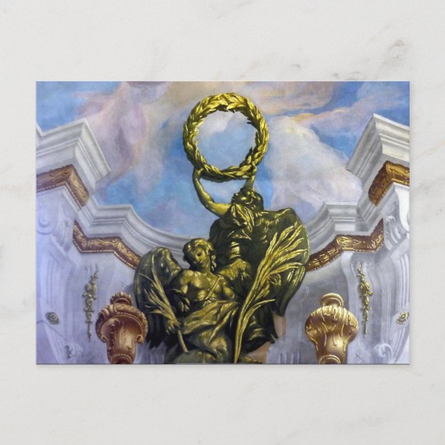 Carte Postale couronne de fresque (Devant)