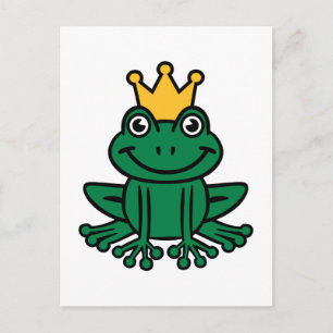 Carte Postale Couronne de grenouille