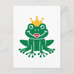 Carte Postale Couronne de grenouille