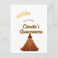 Couronne de princesse orange pour quinceanera anni
