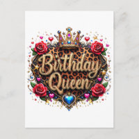 Couronne de Reine d'Anniversaire Glamour