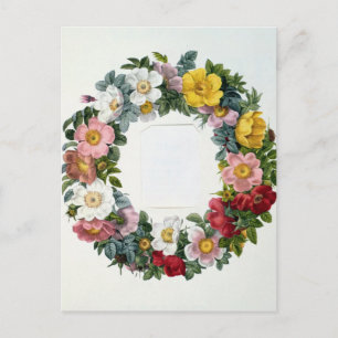 Carte Postale Couronne de Rose, Frontispiece pour 'Les Roses