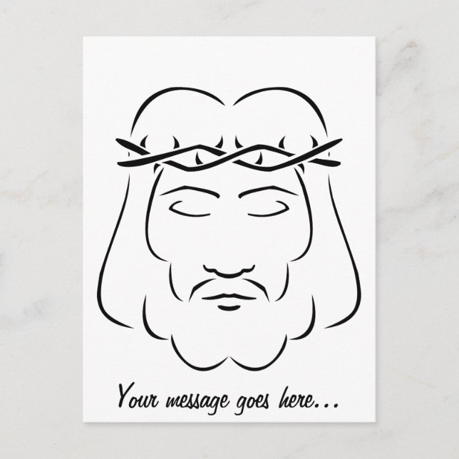 Carte Postale Couronne d'épines (Devant)