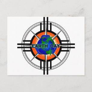 Carte Postale Couronne étoile du jour de la Terre