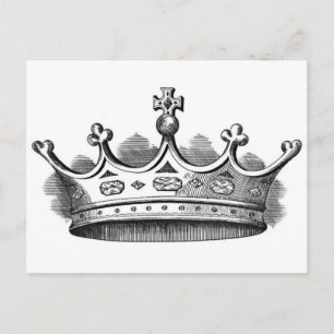 Carte Postale Couronne royale