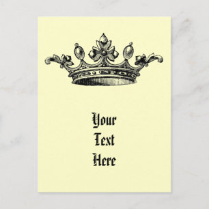 Carte Postale Couronne royale vintage