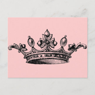 Carte Postale Couronne royale vintage
