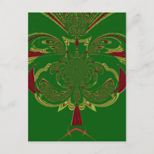 Carte Postale Couronne verte