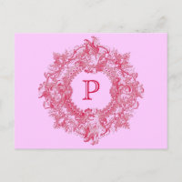 Couronne vintage rose fleurie