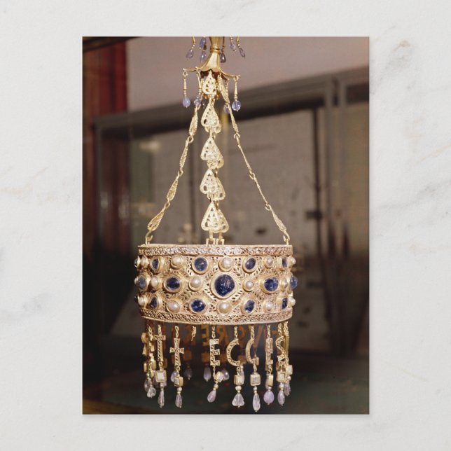 Carte Postale couronne votive du roi Recesvinth (Devant)