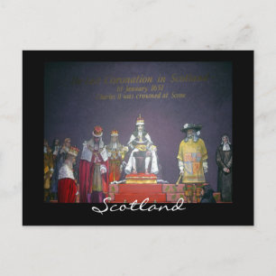 Carte Postale couronnement de charles