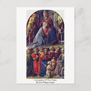 Carte Postale Couronnement De La Vierge Par Fra Filippo Lippi