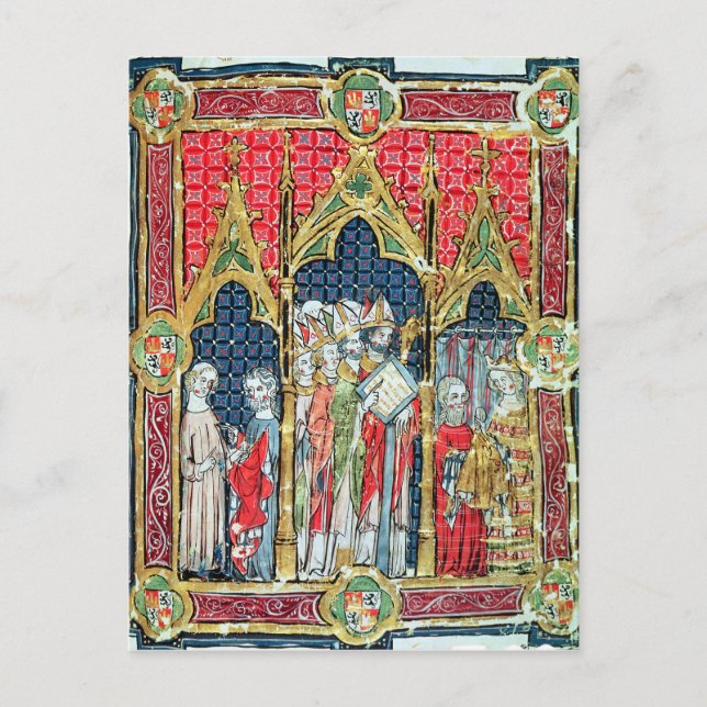 Carte Postale Couronnement des rois d'Aragon et de Castille (Devant)