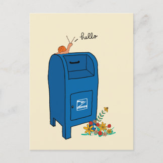 Carte postale Courrier
