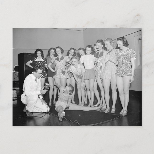 Carte Postale Cours de danse, 1938 (Devant)