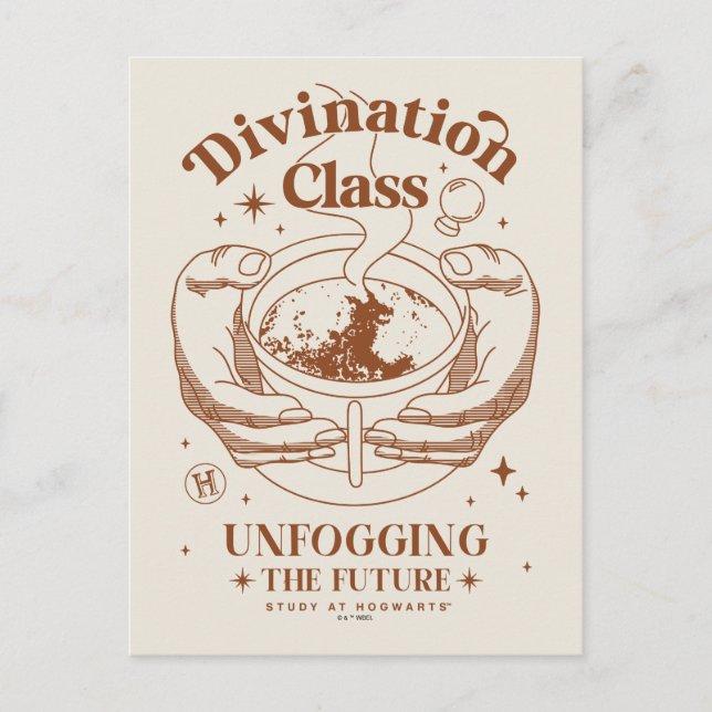 Carte Postale Cours de Divination - Clarifier l'Avenir (Devant)