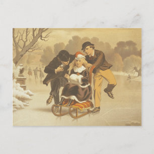 Carte Postale Cours de glace TEE