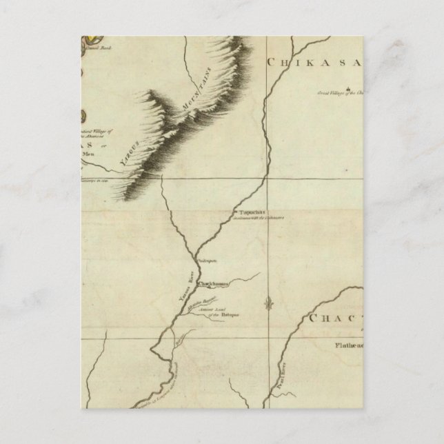 Carte Postale Cours De La Rivière Mississipi (Devant)