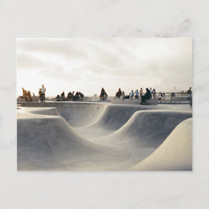 Carte Postale Cours de patinage