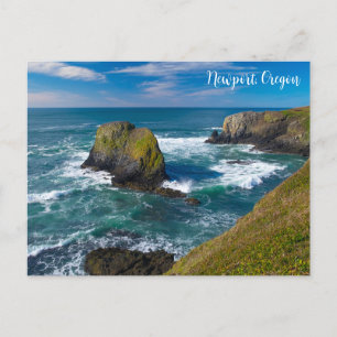 Carte Postale Cours d'eau au cap Yaquina Newport Oregon