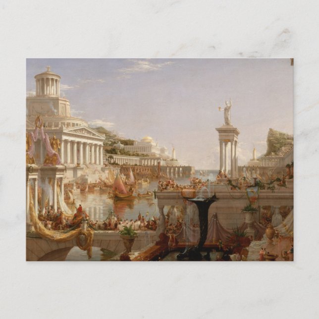Carte Postale Cours d'Empire : La Consommation, Thomas Cole Po (Devant)