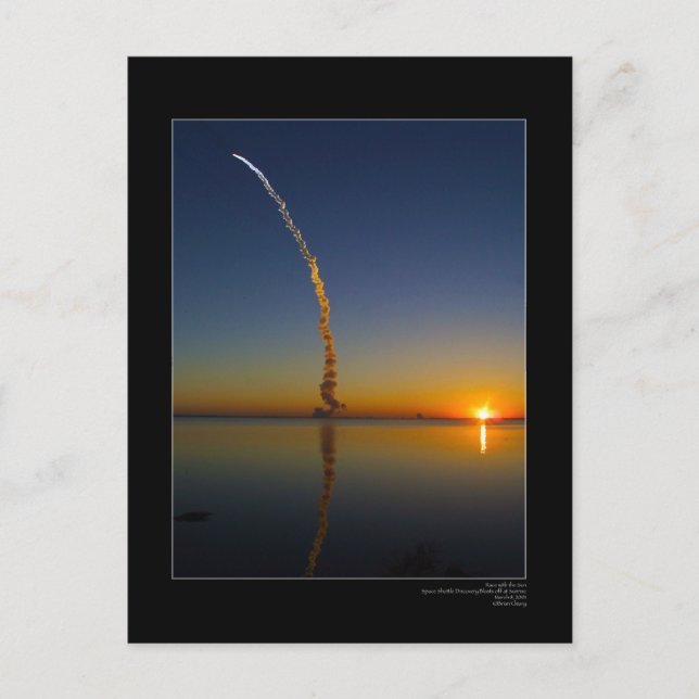 Carte Postale Course avec le soleil (Devant)