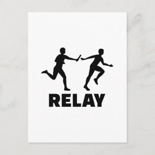 Carte Postale Course de relais