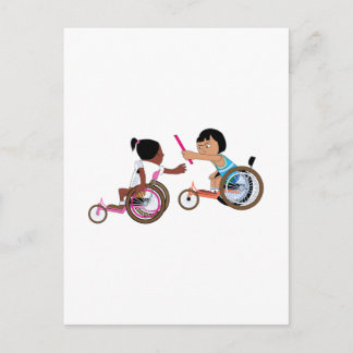 Carte Postale Course de relais