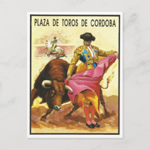 Carte Postale Course de taureaux, Plaza del Toros, Cordoue, Espa