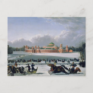 Carte Postale Course de traîneau au parc Petrovsky à Moscou