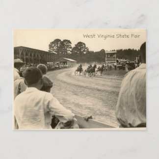 Carte Postale Course de trot, West Virginia State Fair