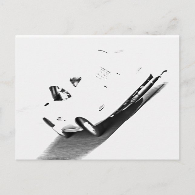 Carte Postale Course D'Une Ombre (Devant)