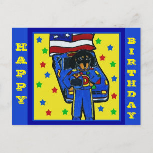 CARTE POSTALE COURSEUR DOXIE