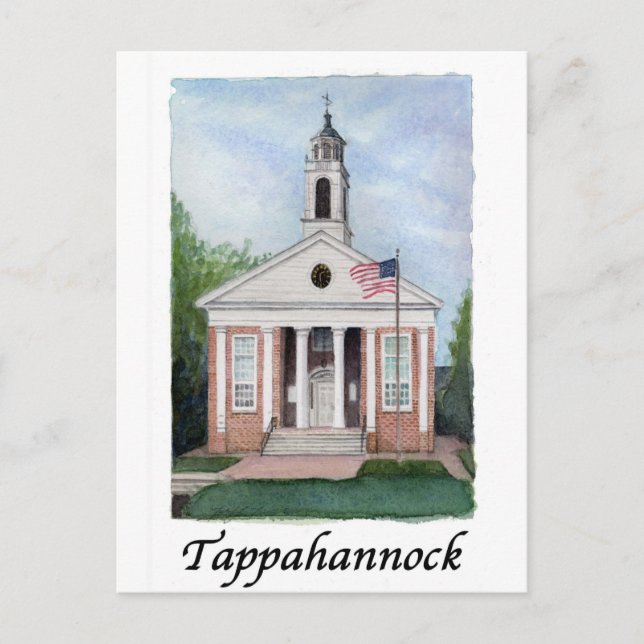 Carte Postale Courthouse Tappahannock (Devant)