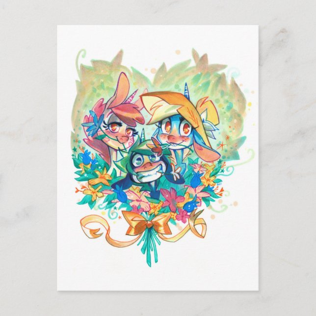 Carte Postale Cousins (Devant)