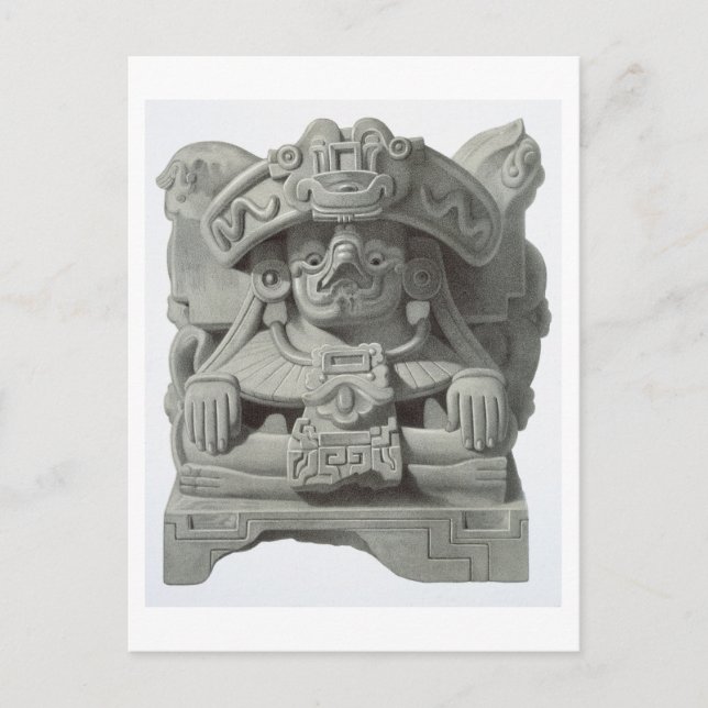 Carte Postale Couteau utilisé pour couper le coeur du sacrifice (Devant)