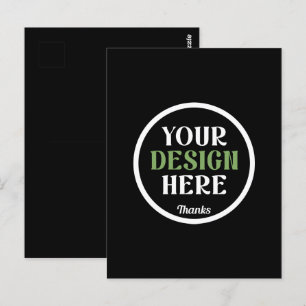 Carte Postale coutume, unique, élégant et minimaliste hershey®'s