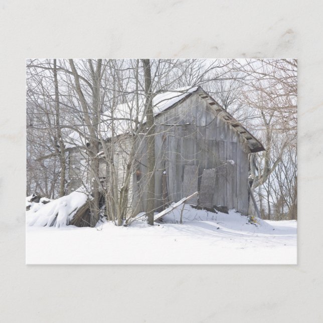 Carte Postale Couvercle neigeux (Devant)
