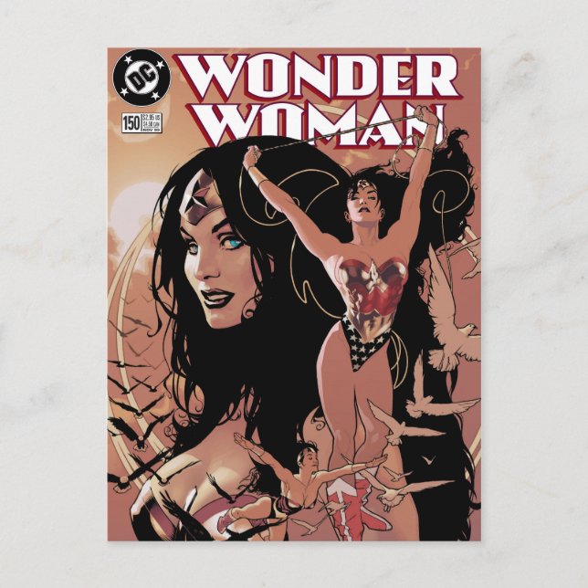 Carte Postale Couverture comique Wonder Woman #150 : Triumphant (Devant)