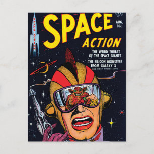 Carte Postale Couverture de bande dessinée de science-fiction vi