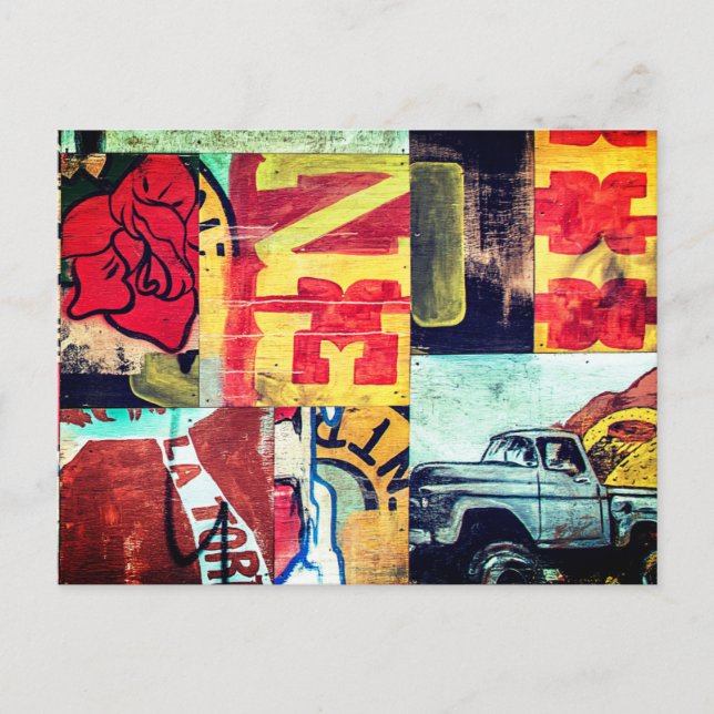 Carte Postale Couverture de graffiti de Richmond (Devant)