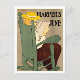 Carte Postale Couverture de Harper's pour juin 1896
