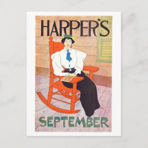 Carte Postale Couverture de Harper's pour septembre 1894
