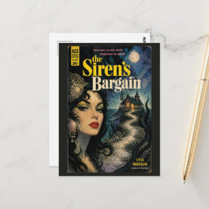 Carte Postale Couverture de livre de fantasy horreur Le Marché d
