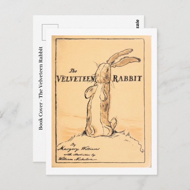 Carte Postale Couverture de livre - Le Lapin de velours (Devant / Derrière)