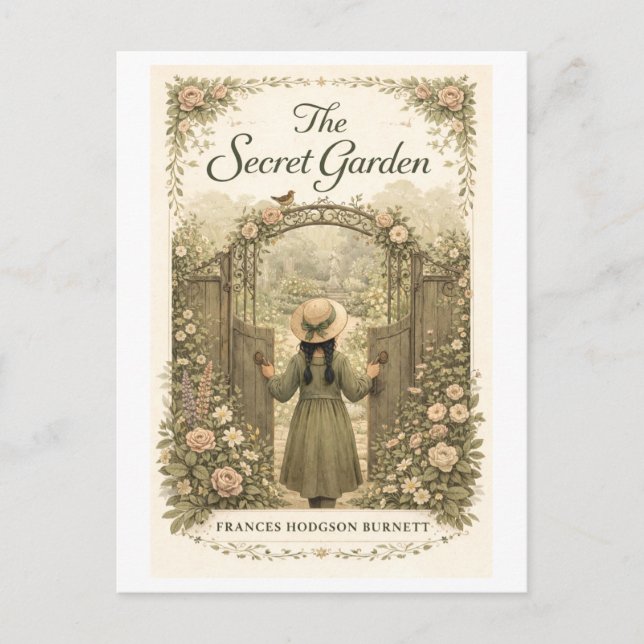 Carte Postale Couverture du livre Secret Garden (Devant)