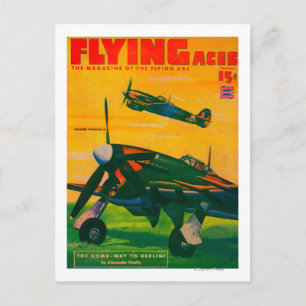 Carte Postale Couverture du magazine Flying Aces 5
